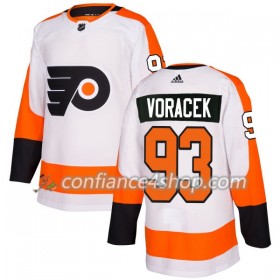 Adidas Maillot de Hockey Philadelphia Flyers Jakub Voracek 93 2017-2018 Blanc Authentic - Homme